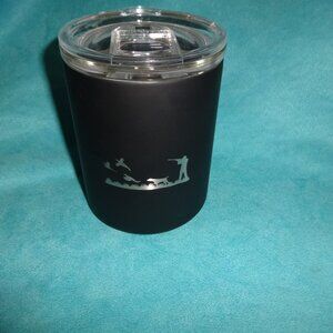 Vinglacé Limited Edition Bird Hunter Glass Lined Whiskey Glass Black 12 oz $49.9